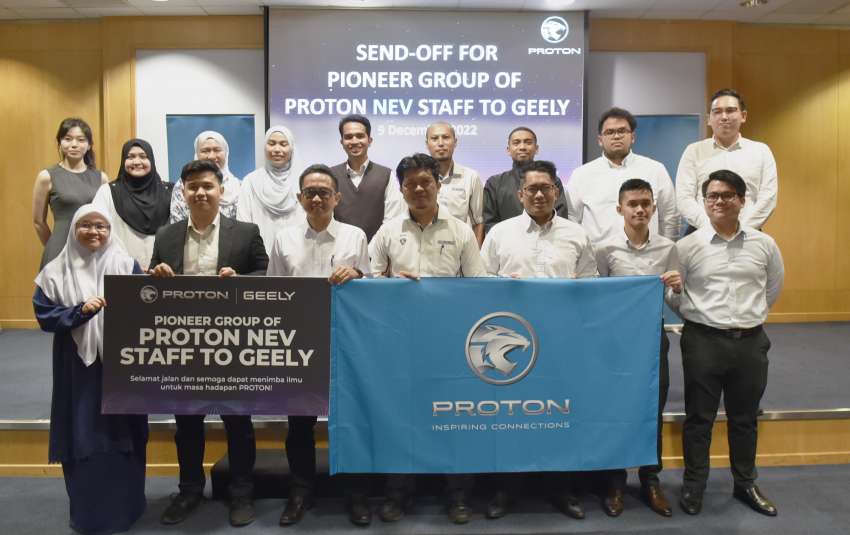 Proton hantar kumpulan pertama ke Geely untuk latihan EV; termasuk R&D, jualan dan selepas jualan Image #1558185