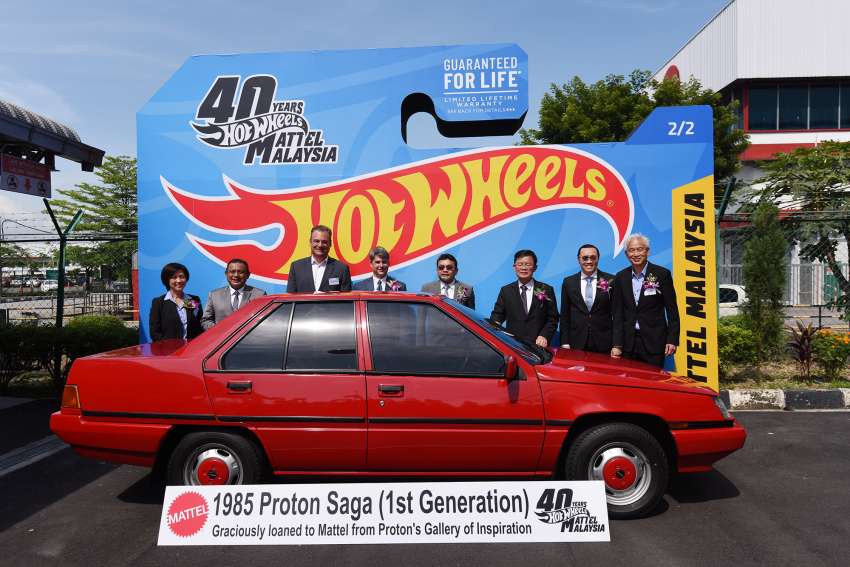 Proton Saga bakal dijadikan kereta mainan Hot Wheels skala 1/64 sempena ulangtahun ke-40 Mattel Malaysia 1553278