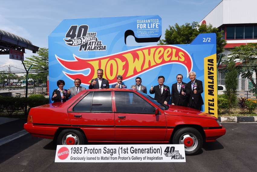 Proton Saga bakal dijadikan kereta mainan Hot Wheels skala 1/64 sempena ulangtahun ke-40 Mattel Malaysia 1553279