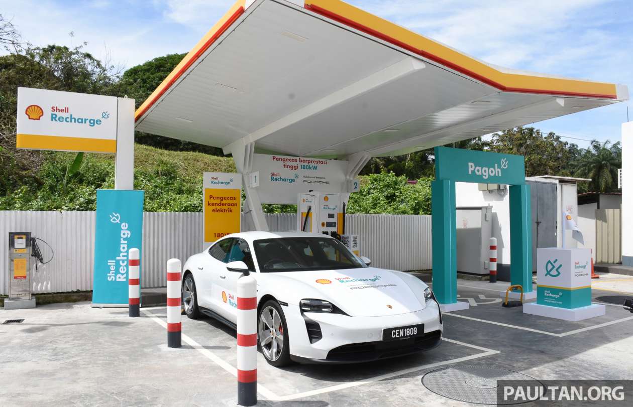 Shell Recharge 180 kW DC EV charging network now complete in Malaysia