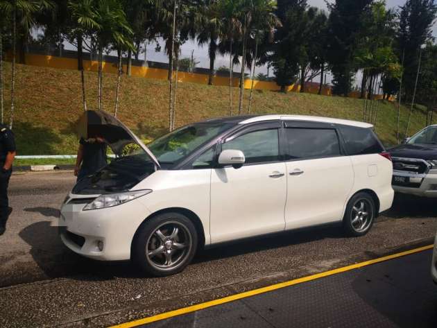 Toyota Estima ‘klon’ disita JPJ di Johor Bahru – pemandu boleh dikenakan denda sehingga RM20,000