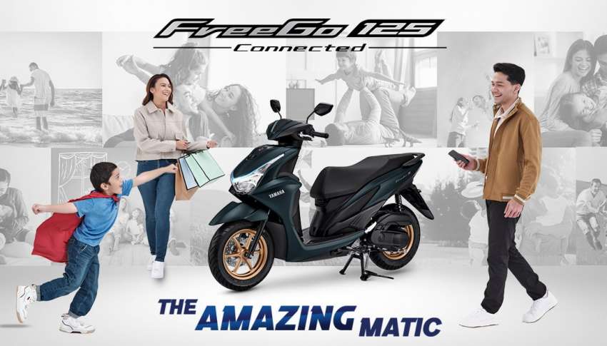 Yamaha FreeGo 125 Connected tiba di Indonesia – rekaan serba baru, sistem sambungan kepada telefon 1559421