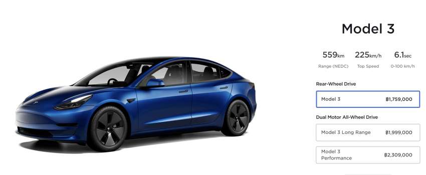 Tesla officially enters Thailand – Model 3 and Y from RM220k; supercharger network from Feb 2023 1554512