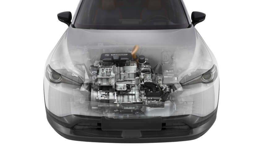2023 Mazda MX-30 R-EV debuts – PHEV with rotary engine range extender; 85 km EV range; 50L fuel tank 1587872