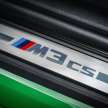 2023 BMW M3 CS debuts – special edition G80 sedan with 550 PS; 20 kg lighter; 0-100 km/h in 3.4 seconds