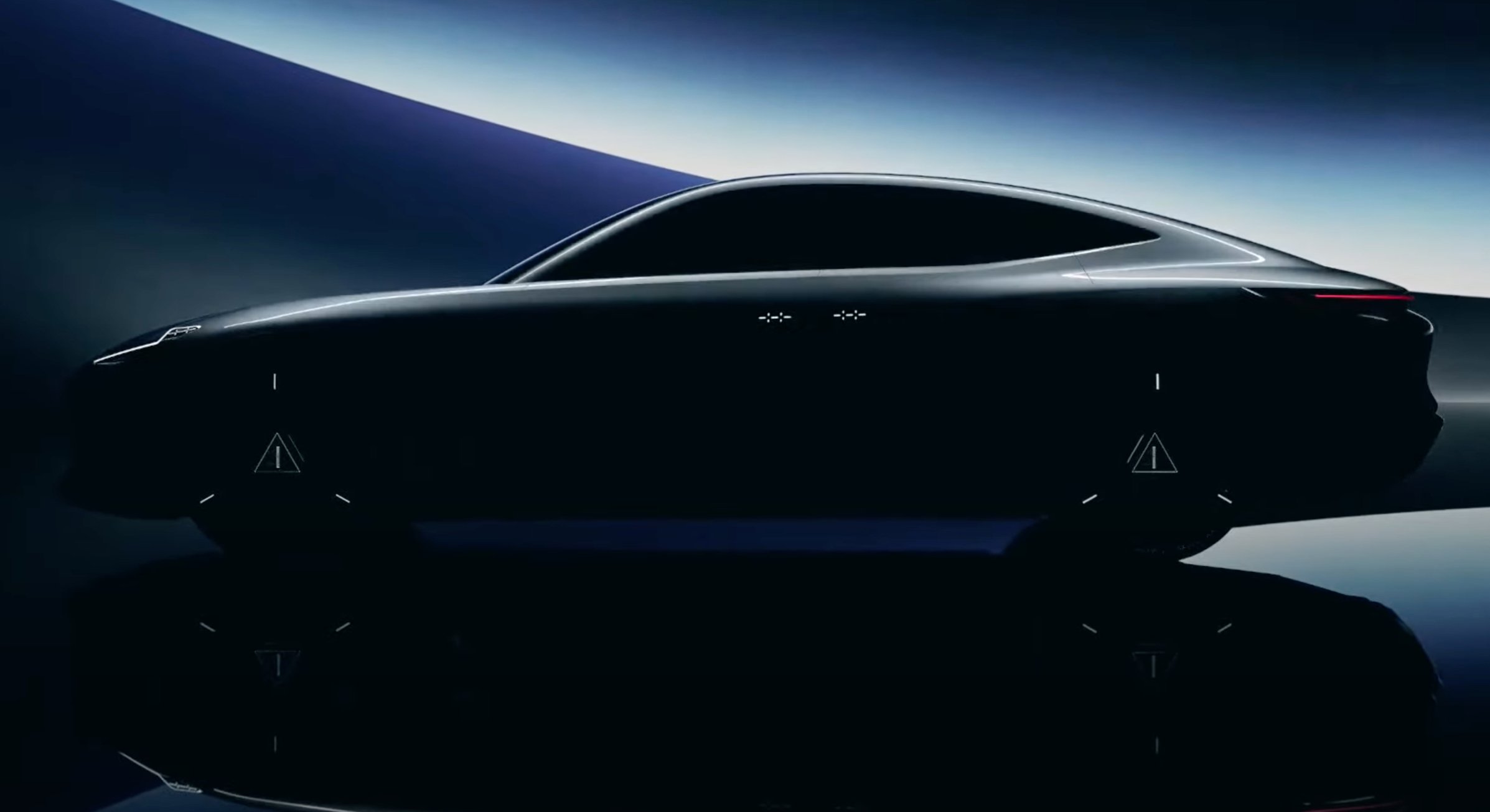 2023 Geely EV sedan teaser-3