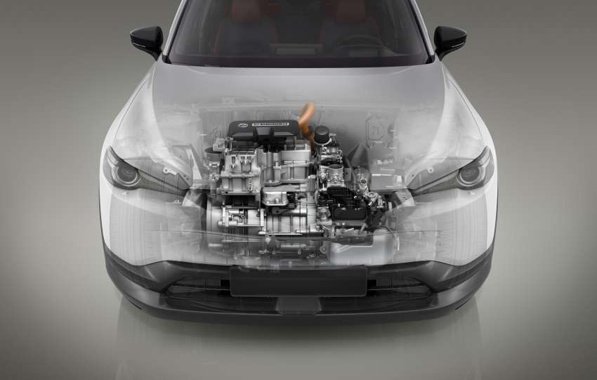 2023 Mazda MX-30 R-EV debuts – PHEV with rotary engine range extender; 85 km EV range; 50L fuel tank 1567681