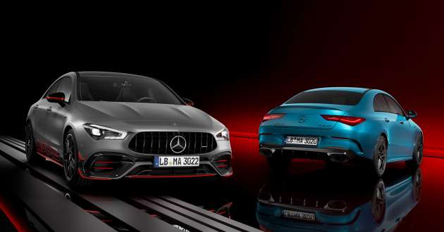 2023 Mercedes-AMG CLA35, CLA45S facelifts debut – mild hybrid for CLA35; up to 421 PS; minor tweaks