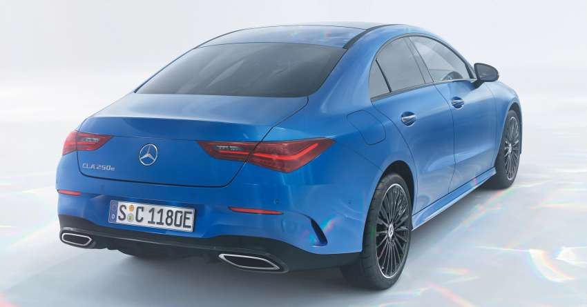 Mercedes-Benz CLA facelift 2023 didedahkan – lebih bergaya; enjin petrol hibrid ringkas, diesel, PHEV Image #1569495