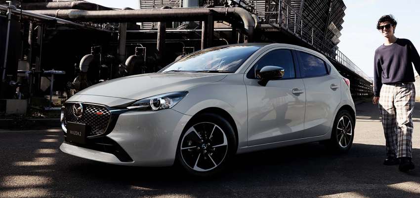 2023 Mazda 2 facelift debuts – updated hatchback gets new grilles, 8-inch infotainment, more customisation 1570874