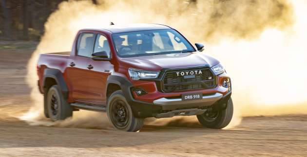 Toyota Hilux GR Sport – 224 PS, 550 Nm 2.8 diesel with wider track, tuned suspension debuts in Australia