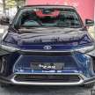 Toyota bZ4X sighted in Malaysia – EV crossover with 71.4 kWh battery and up to 500 km range coming soon