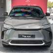 Toyota bZ4X sighted in Malaysia – EV crossover with 71.4 kWh battery and up to 500 km range coming soon