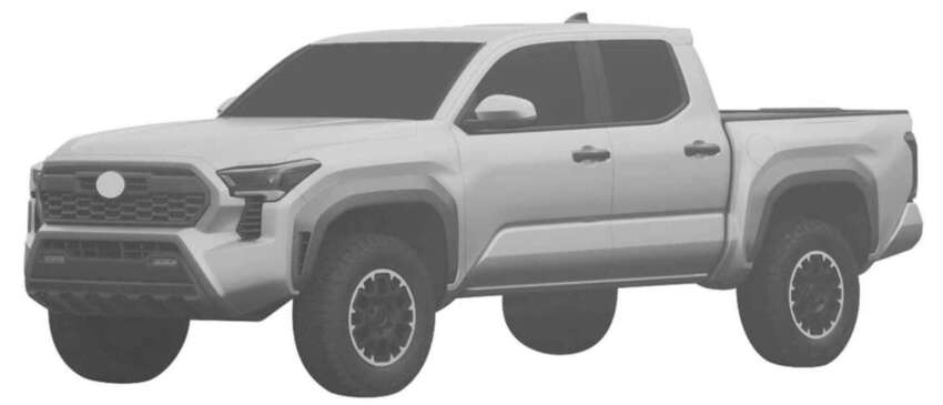 2025 Toyota Tacoma seen in patent images – design, technology to show on next-gen Hilux pick-up truck? 1570494