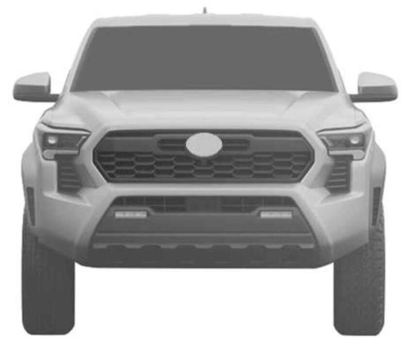 2025 Toyota Tacoma seen in patent images – design, technology to show on next-gen Hilux pick-up truck? 1570492