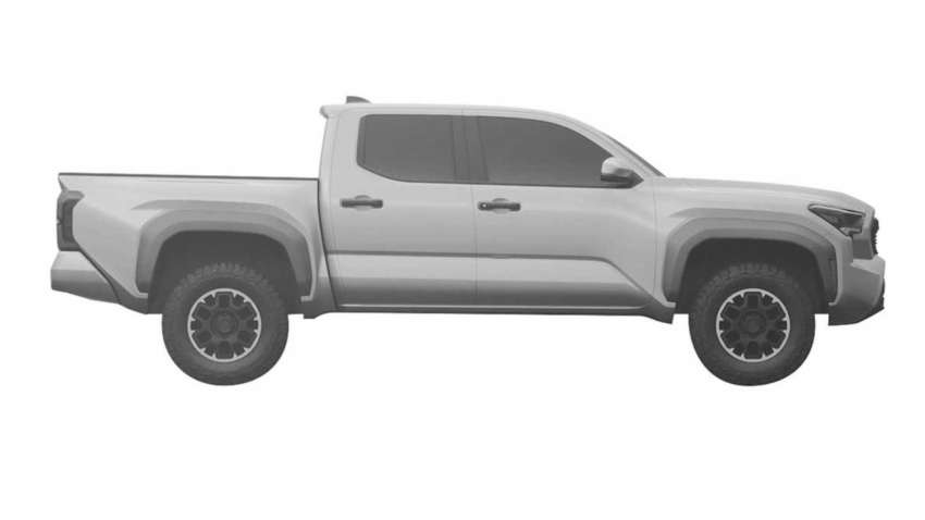 2025 Toyota Tacoma seen in patent images – design, technology to show on next-gen Hilux pick-up truck? 1570490