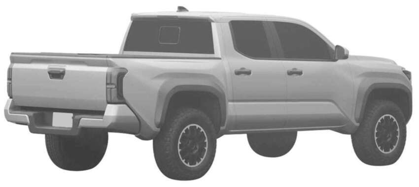 2025 Toyota Tacoma seen in patent images – design, technology to show on next-gen Hilux pick-up truck? 1570488