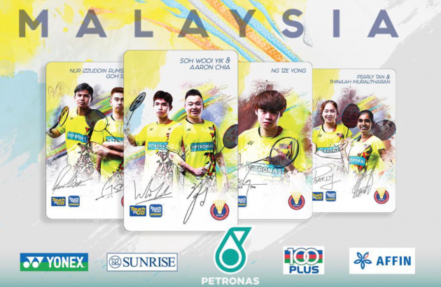 BAM releases limited edition Touch n Go NFC cards featuring Malaysian badminton stars, on sale Jan 14-15