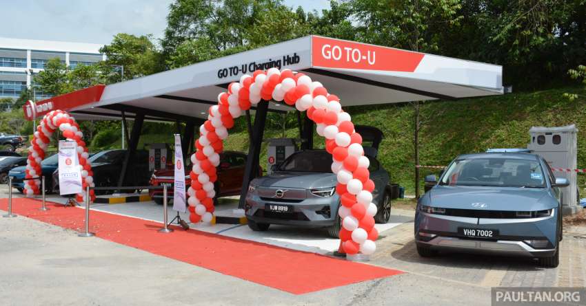 Go To-U EV Lifestyle Hub launched in RekaScape – 60 kW DC chargers; Cyberview signs MoU with REISB 1563115