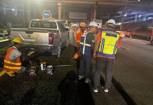 Works ministry says corrective measures being taken following NKVE crash due to confusing lane marking