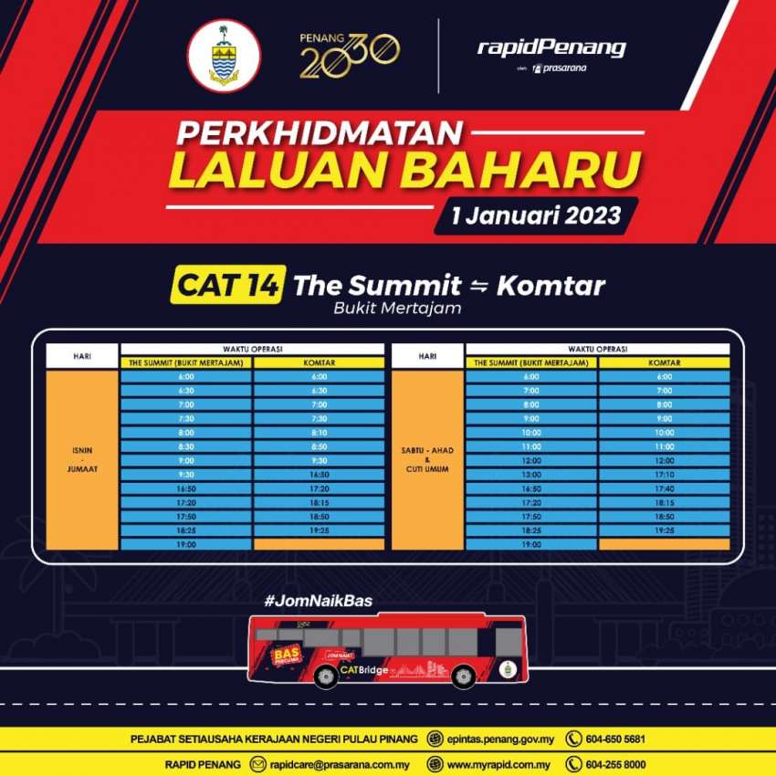 Penang launches free CATBridge bus – BM to Komtar Image #1568477