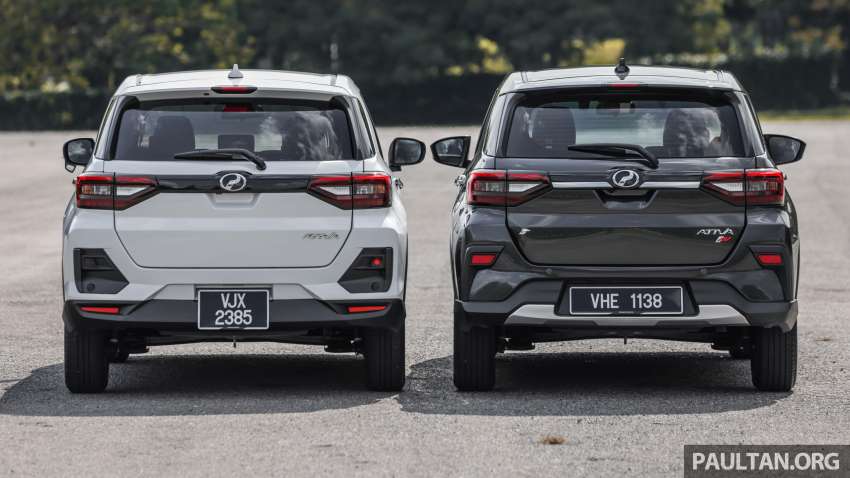 Perodua Ativa Hybrid vs Turbo – full comparison of subscription-only CBU Rocky vs regular 1.0T model Image #1569627