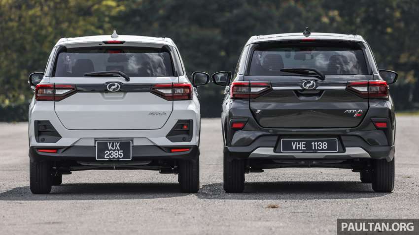 Perodua Ativa Hybrid vs Turbo – full comparison of subscription-only CBU Rocky vs regular 1.0T model Image #1569628