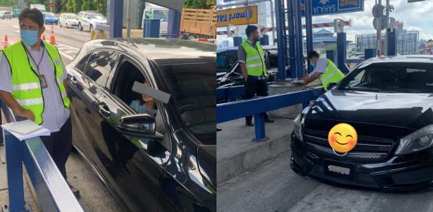 Prolintas continues catching toll evaders – Mercedes-Benz driver caught owing RM275.65 in toll payments