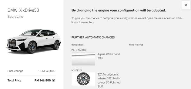BMW iX xDrive50 in Malaysia – RM546,800 for more powerful motors, bigger battery, 630 km range