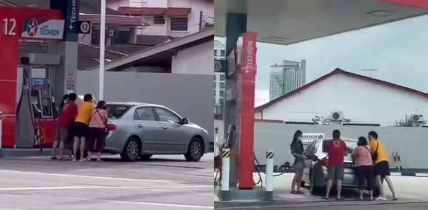 Singaporeans shake car vigorously to get more petrol into the tank – this may cause more harm than good 1563179