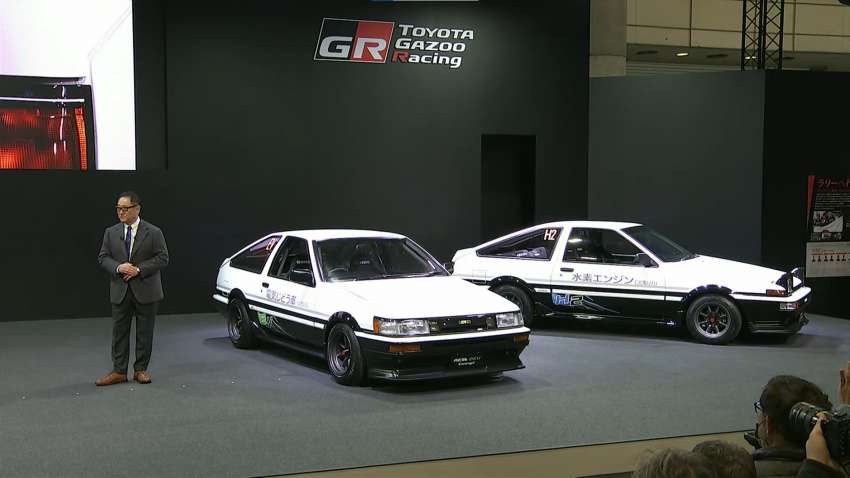 Toyota AE86 EV and hydrogen concepts presented at Tokyo Auto Salon – both with manual transmissions 1566417