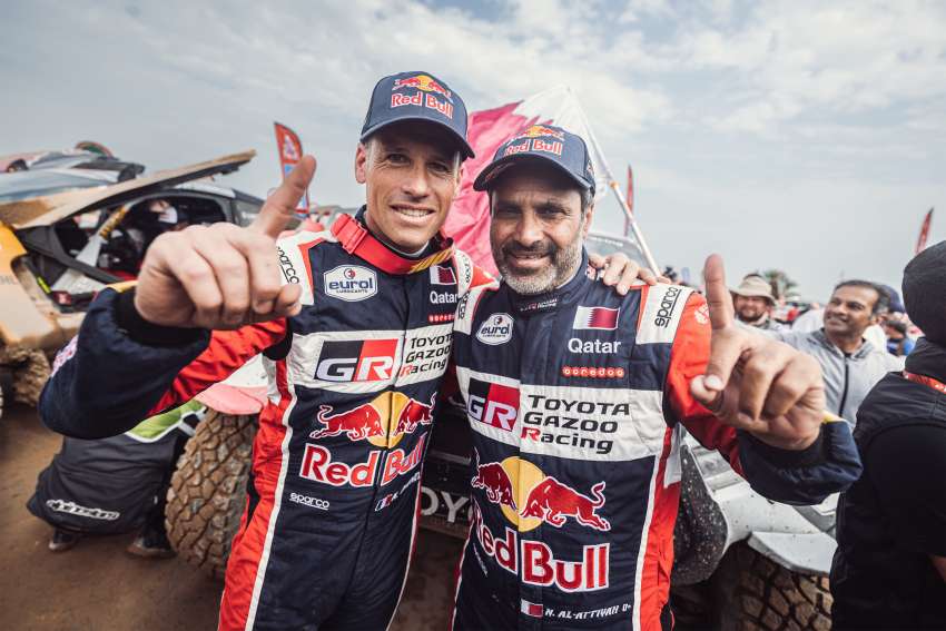 Toyota Hilux juara Rali Dakar dua tahun berturut-turut; Nasser Al-Attiyah rangkul gelaran ke-3 dengan Toyota! 1568219