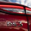 2023 DS3 facelift – two petrols, revised EV powertrain for compact crossover; EV range up to 398 km WLTP