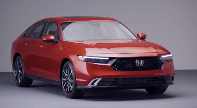 Honda Accord 2023 – video perincian model AS disiar