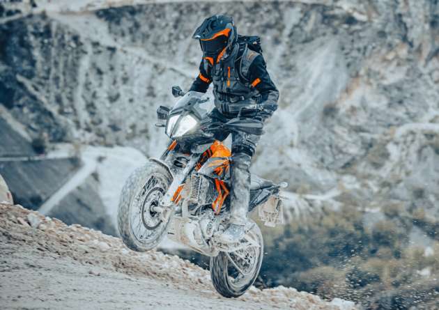 2023 KTM 390 Adventure revised, new spoked wheels