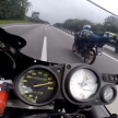 Singapore bikers go “Superman” on Malaysian roads