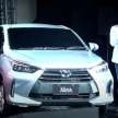 Toyota Agya 2023 kembar Perodua Axia D74A didedahkan di Indonesia – ada varian GR Sport!