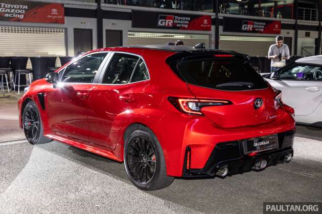 The Toyota GR Corolla is a mean-looking high-performance hatchback