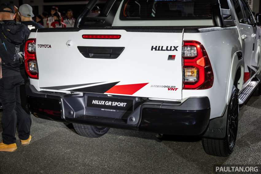 2023 Toyota Hilux GR Sport in Malaysia – monotube dampers, sportier bodykit; same 204 PS 2.8L 1578305