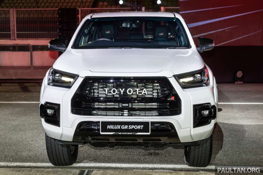 2023 Toyota Hilux GR Sport in Malaysia – monotube dampers, sportier bodykit; same 204 PS 2.8L 1578265