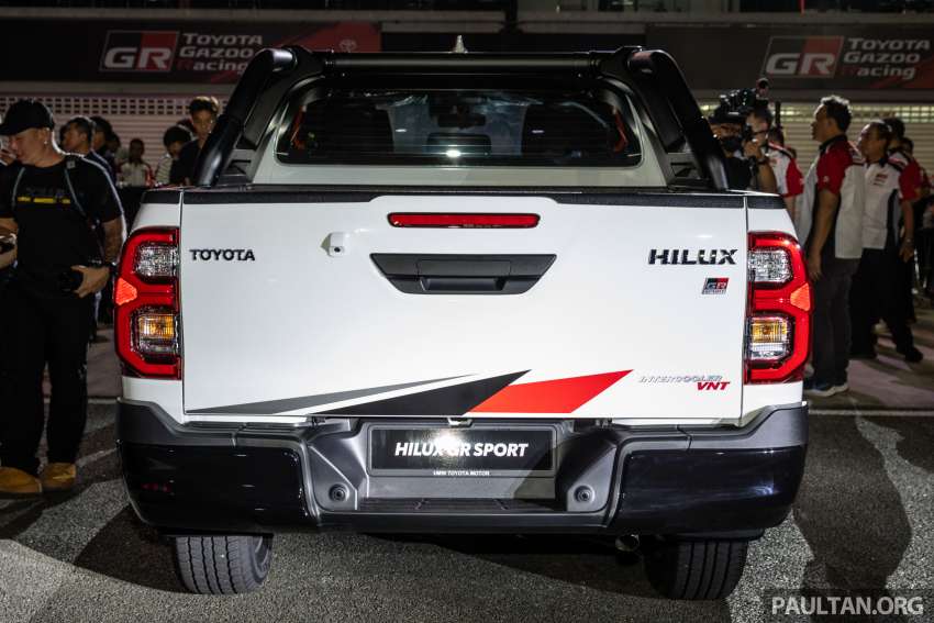 2023 Toyota Hilux GR Sport in Malaysia – monotube dampers, sportier bodykit; same 204 PS 2.8L 1578266