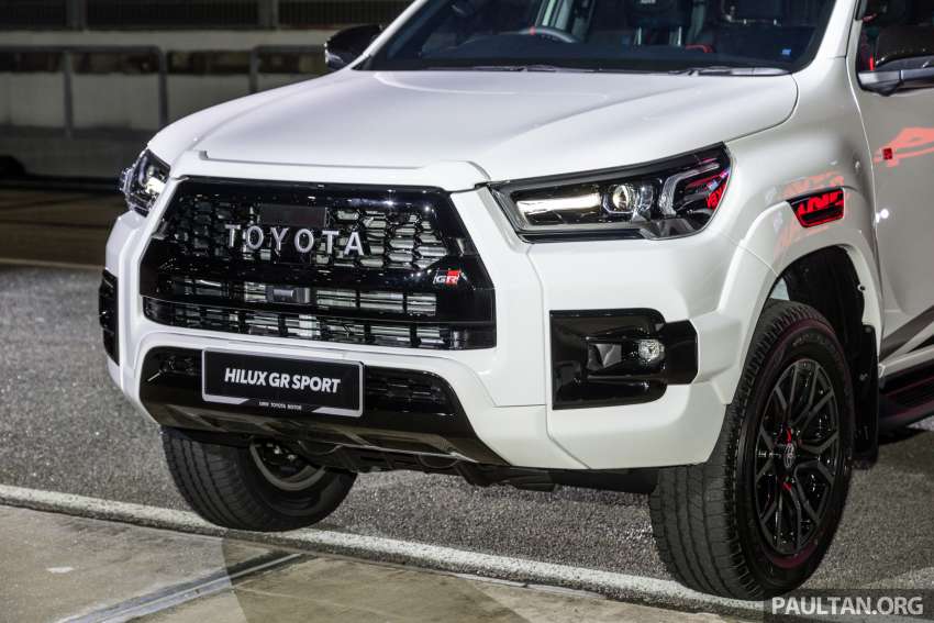 2023 Toyota Hilux GR Sport in Malaysia – monotube dampers, sportier bodykit; same 204 PS 2.8L 1578268