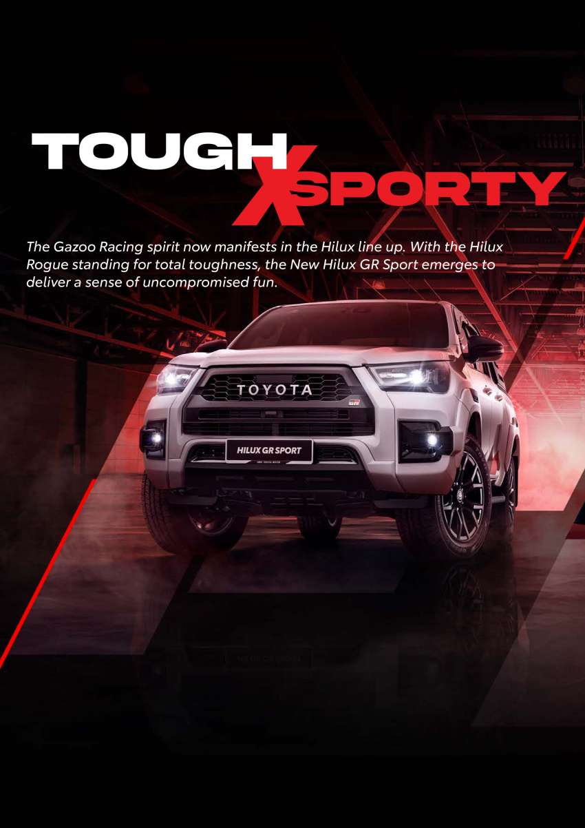 2023 Toyota Hilux GR Sport in Malaysia – monotube dampers, sportier bodykit; same 204 PS 2.8L 1577745