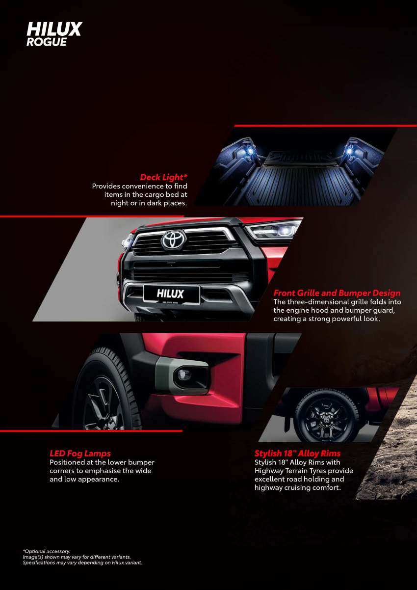 2023 Toyota Hilux GR Sport in Malaysia – monotube dampers, sportier bodykit; same 204 PS 2.8L 1577748