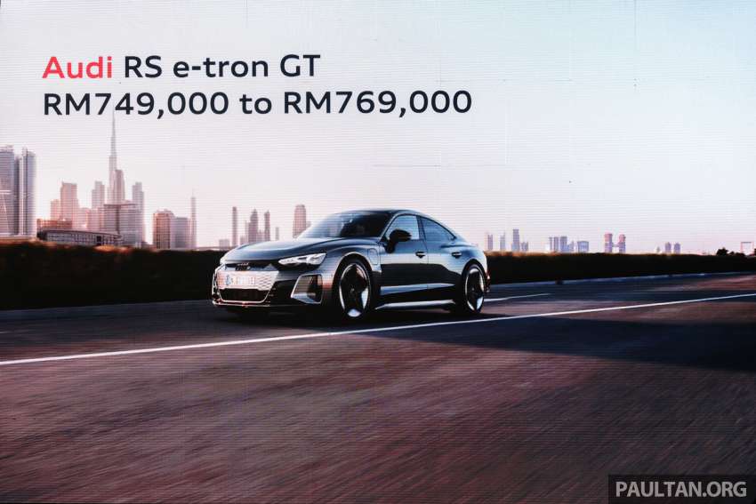 Audi e-tron GT 2023 dibuka tempahan di M’sia — jarak EV 501 km, 0-100 km/j 3.3 saat, RM559k-RM769k 1574119