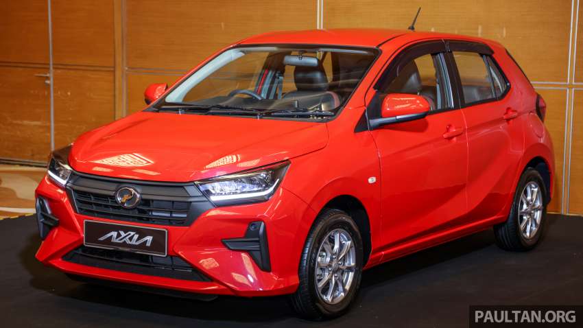 Perodua Axia D74A 2023 dilancarkan — 1.0L CVT, saiz lebih besar, empat varian G/X/SE/AV, dari RM38,600 1575311