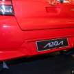 2023 Perodua Axia D74A spec-by-spec comparison – 4 1.0L CVT variants; G, X, SE, AV; RM38.6k to RM49.5k