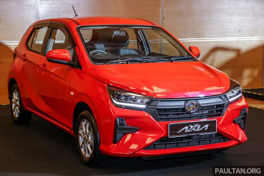 Perodua Axia D74A 2023 dilancarkan — 1.0L CVT, saiz lebih besar, empat varian G/X/SE/AV, dari RM38,600 1575312