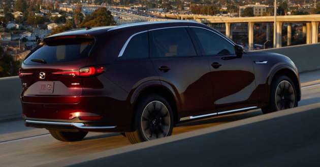 2024 Mazda CX-90 debuts – new three-row SUV; 3.3L turbo mild hybrid inline-six, 2.5L PHEV; standard AWD