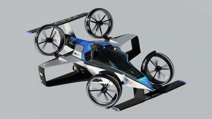 Airspeeder Mk4 is a manned VTOL flying race car 1580373